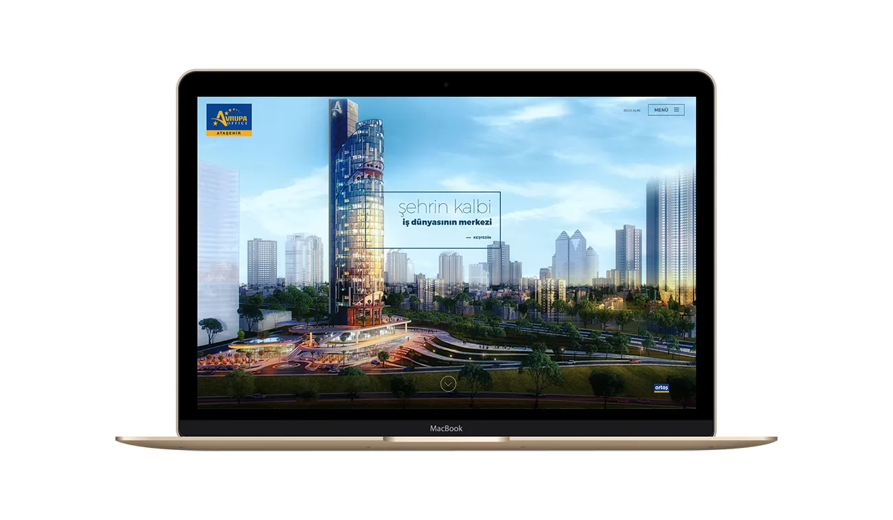 Projektwebsite Avrupa Offices Ataşehir