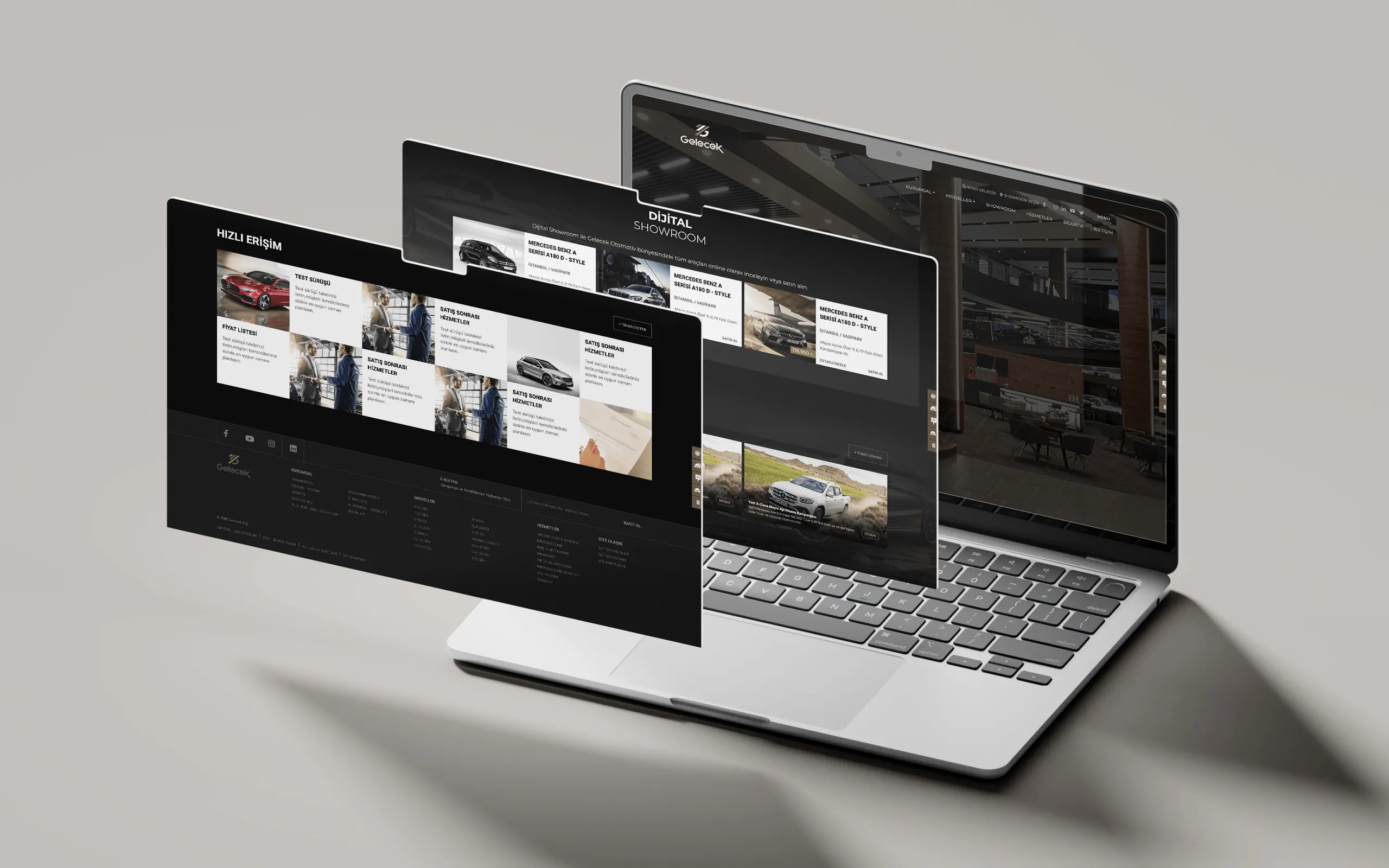 Website und Landingpages auf mehreren Bildschirmen