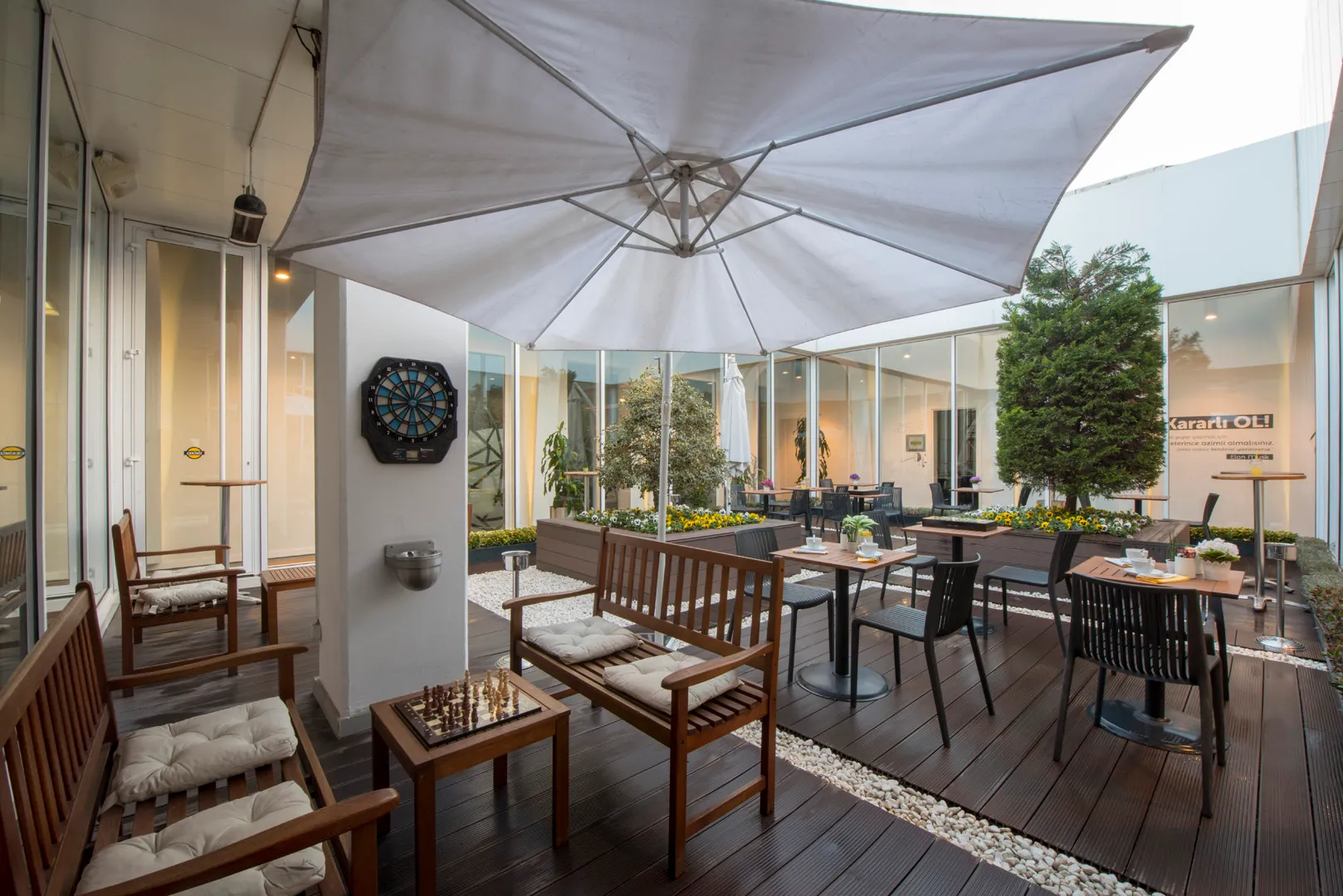 Terrasse im Woop Point